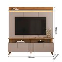 Ver imagem 3 de Painel Home Petropolis para TV até 70 Polegadas 180cm com LED Off White Möbler