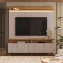 Ver imagem 4 de Painel Home Petropolis para TV até 70 Polegadas 180cm com LED Off White Möbler