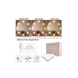 Penteadeira Ditália 7 Gav. Pe-80 Branco com Kit Luz Camarim - 6
