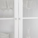 Ver imagem 3 de Cristaleira 2 Portas 1 Gaveta Ditália E-954 Branco