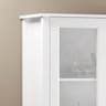 Cristaleira 2 Portas 1 Gaveta Ditália E-954 Branco - 8