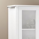Ver imagem 3 de Cristaleira 2 Portas 1 Gaveta Ditália E-954 Branco