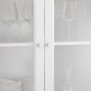 Ver imagem 4 de Cristaleira 2 Portas 1 Gaveta Ditália E-954 Branco