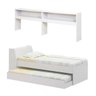 Cama Solteiro Bicama com Estante Ditália BB-28-29 Branco - 5