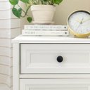Ver imagem 6 de Mesa de Cabeceira Ditália 1 Gaveta 1 Porta DM-114 Branco