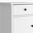 Ver imagem 4 de Mesa de Cabeceira Ditália 1 Gaveta 1 Porta DM-114 Branco
