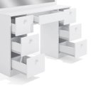 Ver mais imagens de Penteadeira Ditália 7 Gavetas PE-80 Branco UV Acetinado