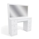 Ver imagem 7 de Penteadeira Ditália 7 Gavetas PE-80 Branco UV Acetinado