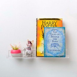 Prateleira Flutuante Livro Quarto Estudos Decorativo 30x10 - 2