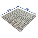 Ver imagem 2 de Pastilha de Vidro Adesiva Kit 30 Uni Parede Cozinha Sala Banheiro Decorativa Moderna Requintado Refo