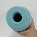 Ver imagem 5 de Vaso Aquamare Decrativo Cachepô Enfeite 23x15x15cm Cerâmica Azul