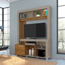 Ver imagem 2 de Estante Karollyne para Sala de Estar TV 42 Polegadas Fendi/ Naturale