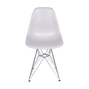 Cadeira Charles Eames Eiffel Dkr Base Cromada:fendi