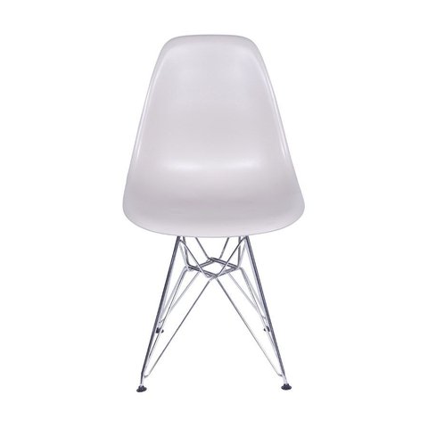 Cadeira Charles Eames Eiffel Dkr Base Cromada:fendi