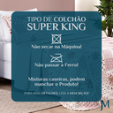 Ver imagem 7 de Conjunto Casal King Size Florença 200 Fios Bordado Super Macio Bouti:rosa