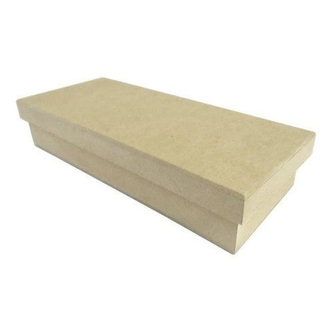 Kit com 12 Caixas Mdf com Tampa para Bis Tam: 20l X 7c X 4a Cm