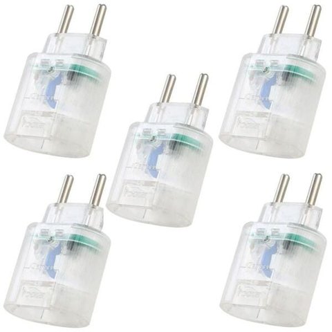 Kit Protetor Contra Raios Clamper Iclamper Pocket 2P - Dps - Transparente - 10191 - 5 Unidades