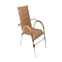 Ver imagem 3 de Cadeira Poltrona Vênus Varanda Junco Capuccino