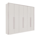 Ver imagem 1 de Guarda Roupa Casal 100% MDF 6 Portas 6 Gavetas 278cm Anápolis Branco - Valverde