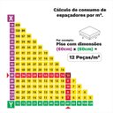 Ver imagem 7 de Kit 100 Espaçadores para Piso Cerâmica Porcelanato Azulejo Prático Resistente