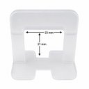 Ver imagem 6 de Kit 100 Espaçadores para Piso Cerâmica Porcelanato Azulejo Prático Resistente