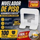 Ver imagem 3 de Kit 100 Espaçadores para Piso Cerâmica Porcelanato Azulejo Prático Resistente