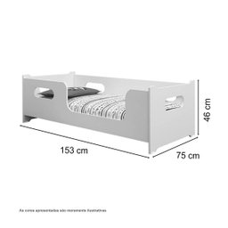 Cama Infantil Princesa Branca Gabrielli - 3
