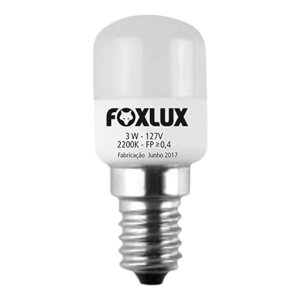 Lâmpada Bolinha Geladeira Led 3w E14 Cor 2200k 127v ou 220v:127v