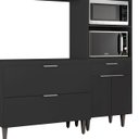 Ver imagem 6 de Armário de Cozinha Cp02 para Pia 100cm Pérola Z34 Preto - Mpozenato