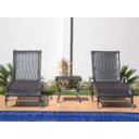 Ver imagem 5 de Kit 4 Cadeiras e Mesa Maully com 2 Espreguiçadeiras Reguláveis Incluso Pintura Eletrostática - - Arg