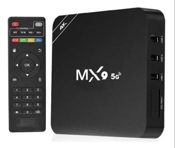 TVbox Mx9 5G - 8 Ram e 128Hd - Placa de Wi-Fi 5G - 1