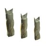 Escultura Enfeite Trio Corujas Mod A Madeira de Bali Imp - 3