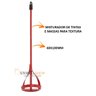 Kit 4 Misturador Batedor Aço Tinta Resina Argamassa 60cm Roma - 3