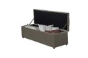 Ver imagem 3 de Calçadeira Baú Imperatriz 158 cm Suede Bege