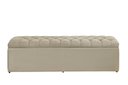 Ver imagem 1 de Calçadeira Baú Imperatriz 158 cm Suede Bege