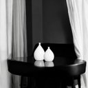 Ver imagem 6 de Dupla Vaso de Cerâmica Branco Enfeite de Mesa Mimo Clássico