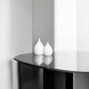 Ver imagem 4 de Dupla Vaso de Cerâmica Branco Enfeite de Mesa Mimo Clássico