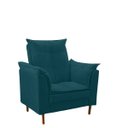 Ver imagem 7 de Poltrona Amamentar Ergonômica com Puff em Suede - Meu Estofado:rose