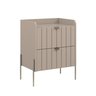 Mesa de Cabeceira em Madeira Mdf Conect Moriah 45cm:conectchampagne - 2