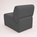 Ver imagem 3 de Kit 2 Poltronas Decorativas Zoe Orgânicas Modernas Minimalistas Sala Recepção Luxo Suede
