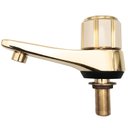 Ver imagem 3 de Torneira Maxim Bica Baixa Dourado e Bege Deca no Estado - 1198e75dobene