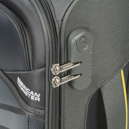 Mala de Viagem Media em Poliester American Tourister By Samsonite Stirling Light Cadeado Cinza - 3