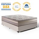 Ver imagem 3 de Cama Box com Colchão de Espuma D33 Millenium One Face Bege até 120kg + 2 Trav Casal 138cm
