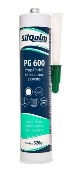 Cola Adesiva Prego Líquido 320g Uso Externo E Interno 6 Pçs - 1