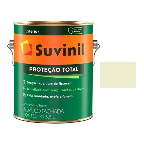 Suvinil Proteção Total Fachadas Umidade Fissura Erva Doce 3,6 Lt