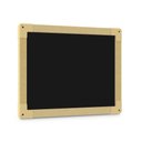 Ver imagem 1 de Lousa Quadro Negro 30x40cm em Madeira Mural Recados Parede Estudo Brincadeira Escolinha Infantil Res