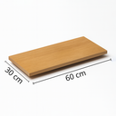 Ver imagem 5 de Prateleira Tripla Estante Mdf 30x60cm Tipo Industrial