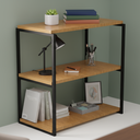 Ver imagem 2 de Prateleira Tripla Estante Mdf 30x60cm Tipo Industrial