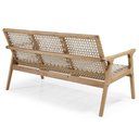 Ver imagem 2 de Sofá Trama 3 Lugares Stain Jatobá com Corda Areia 155cm - 67233