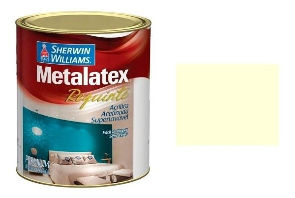 Tinta Acrilica Sherwin Williams Acetinado Marfim 900ml | MadeiraMadeira